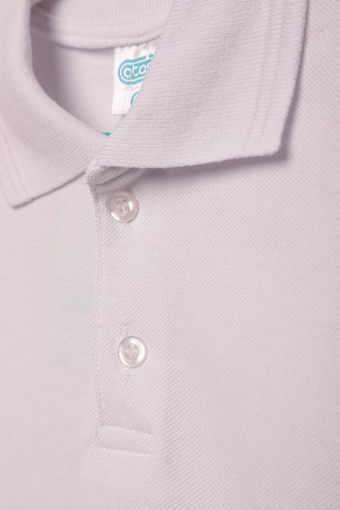 Kısa Kollu Çocuk Lacoste Tshirt | Beyaz