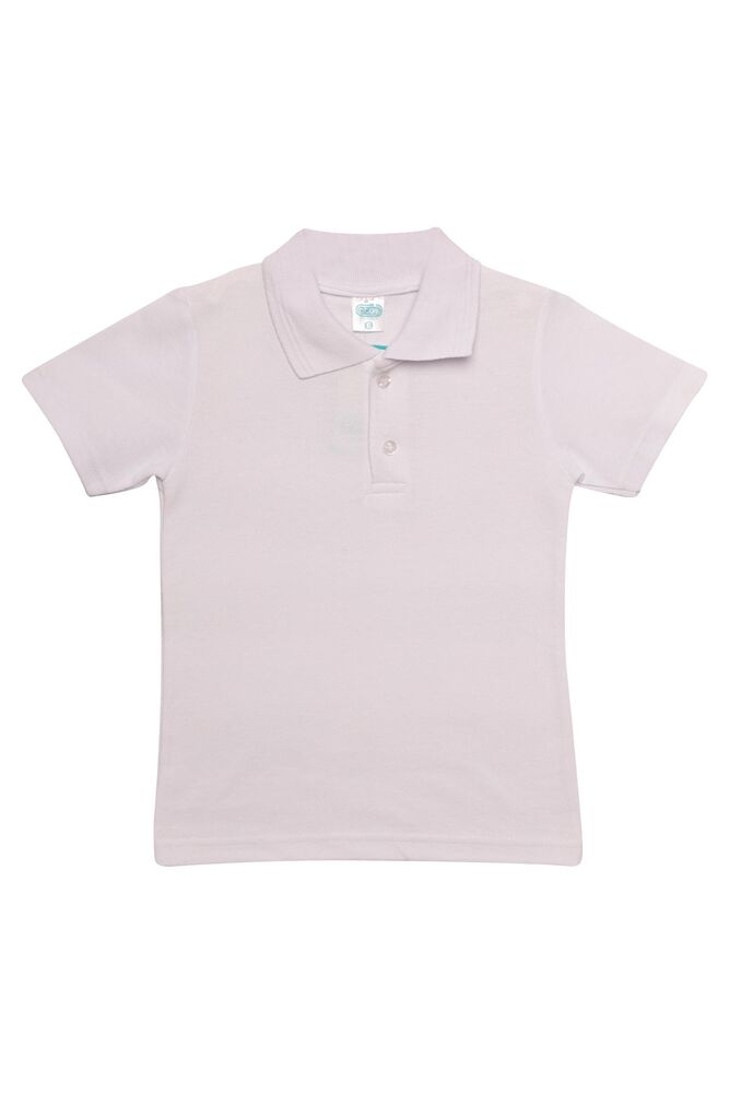 Kısa Kollu Çocuk Lacoste Tshirt | Beyaz