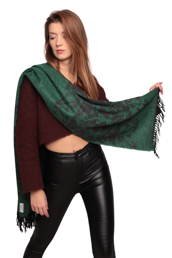 Desenli Şal 103 | Yeşil Desenli Şal 103 | Yeşil