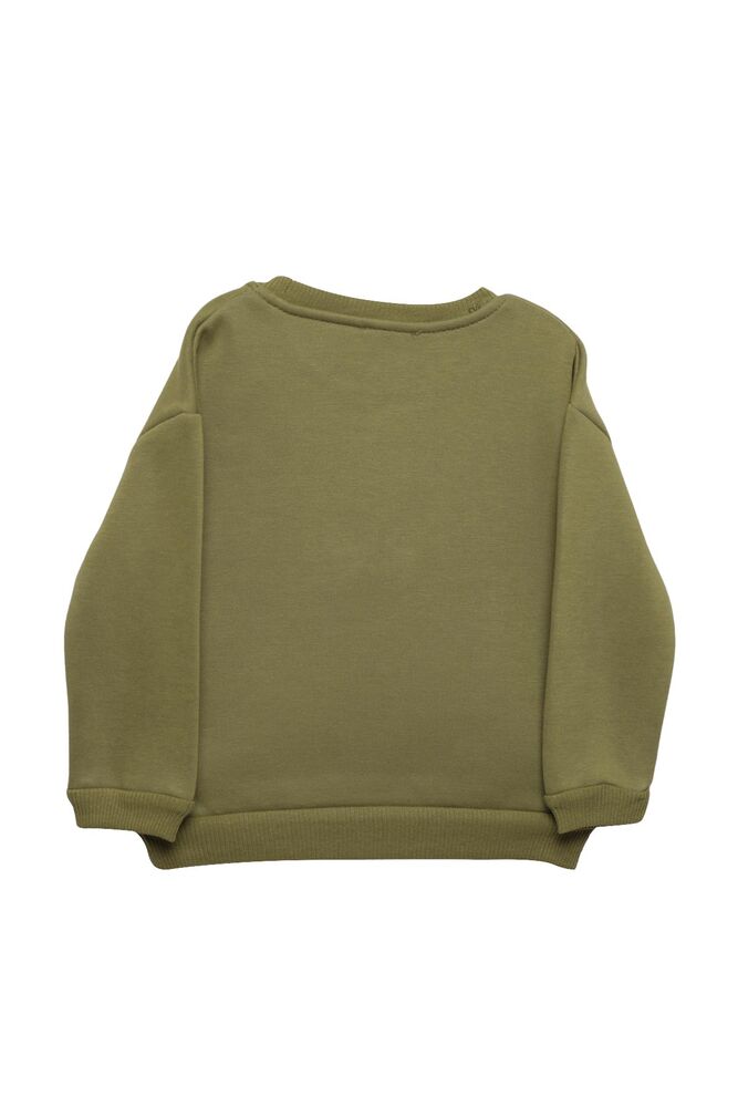 Şardonlu Kız Çocuk Sweatshirt 623553 | Haki