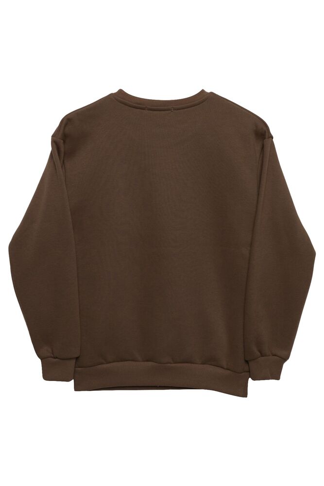 Şardonlu Erkek Çocuk Sweatshirt 423773 | Vizon