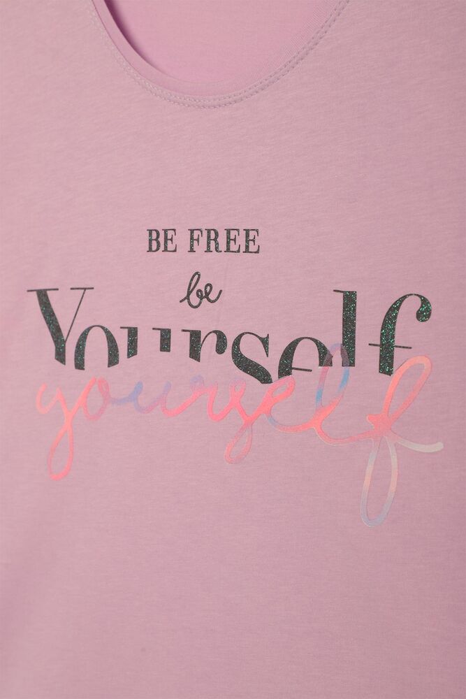 Baskılı Kız Çocuk Tshirt 1968 | Pembe Baskılı Kız Çocuk Tshirt 1968 | Pembe