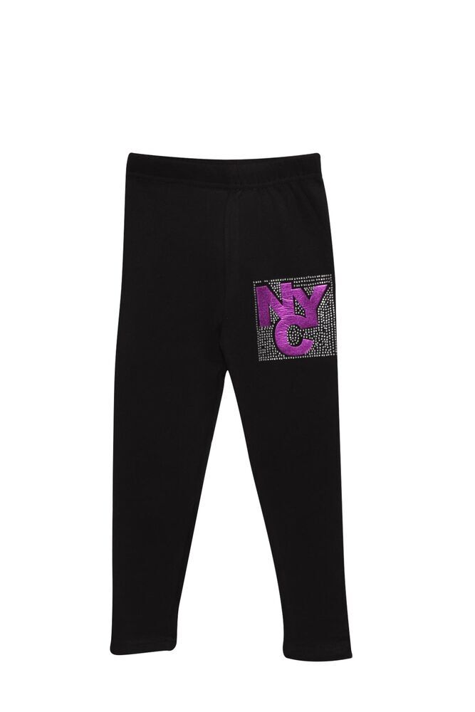 Baskılı Kız Çocuk Tayt 0012 | Siyah Baskılı Kız Çocuk Tayt 0012 | Siyah