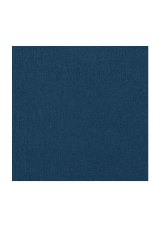 Бесшовный однотонный платок Berivan 100см./585 - Thumbnail