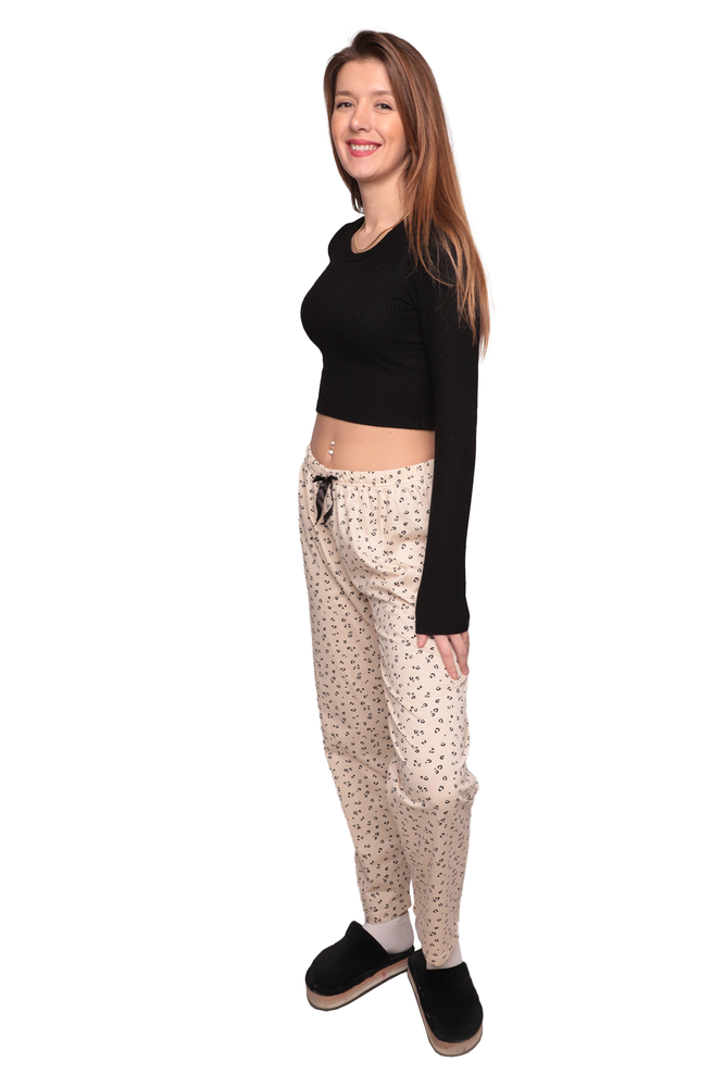 Baskılı Kadın Pijama Altı 6712 | Renk7