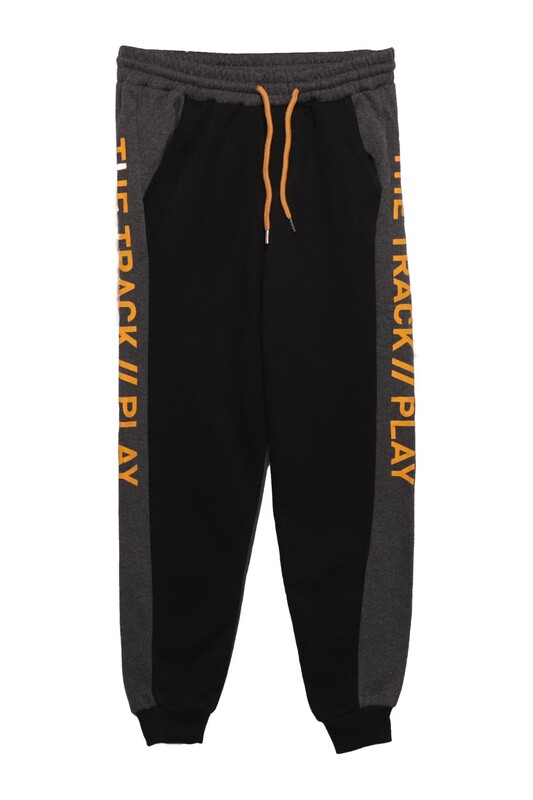 Erkek Çocuk Eşofman Altı 10551 | Siyah - Thumbnail