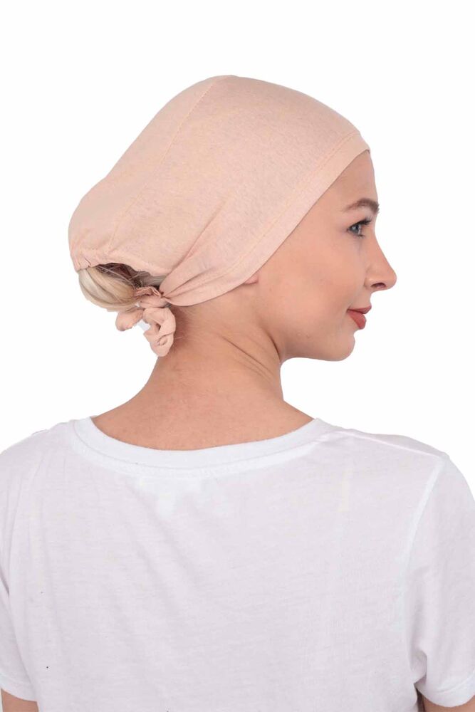 Шапочка-бони под платок Boneci|пудровый
