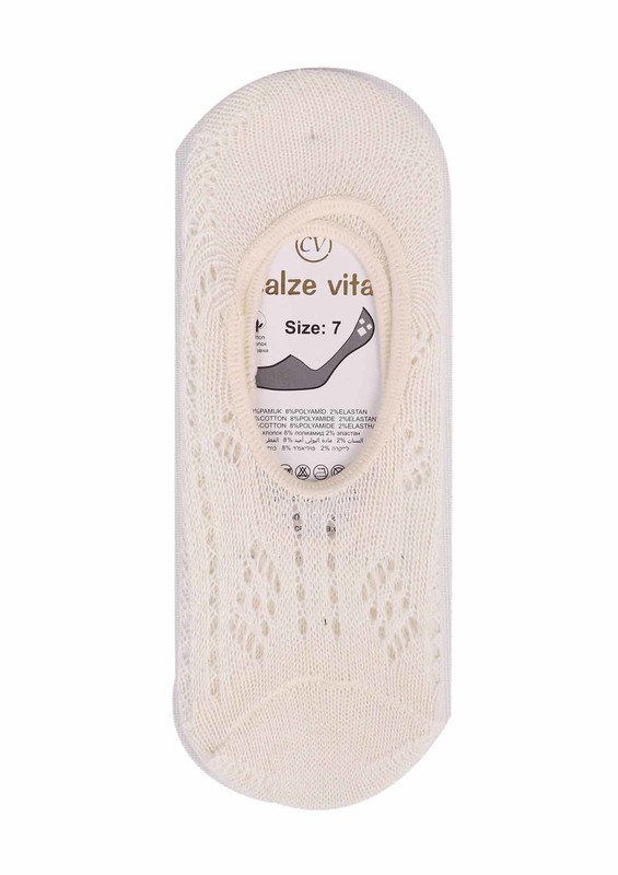 CALZE VİTA - Calze Vita Babet Çorap 555 | Krem