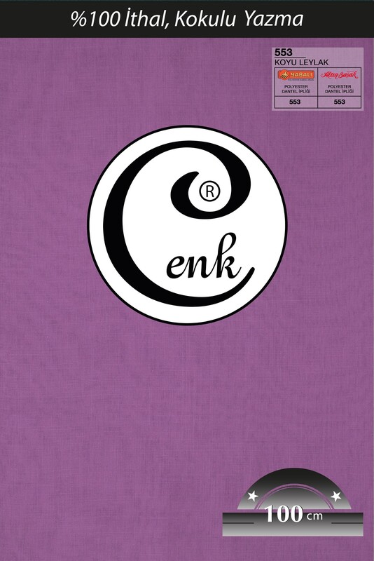 CENK - Cenk Dikişsiz Düz Yazma 100 cm Koyu Leylak 553