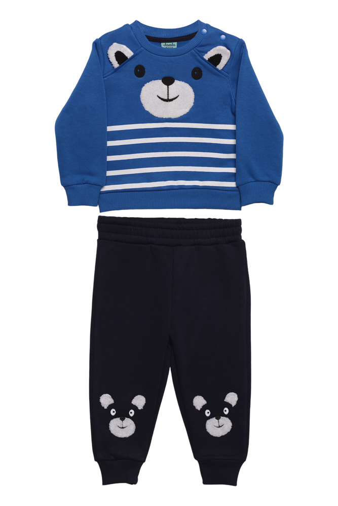 Şardonlu Erkek Bebek Eşofman Takımı 22525 | Saks