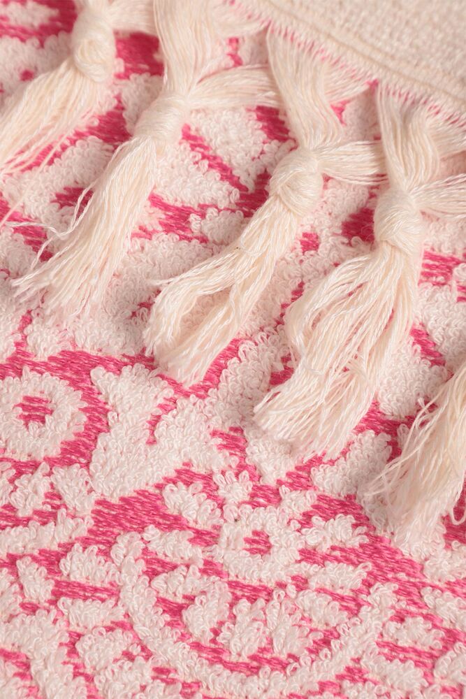 Bambu Nakışlı El ve Yüz Havlusu 50*90 4375 | Pembe