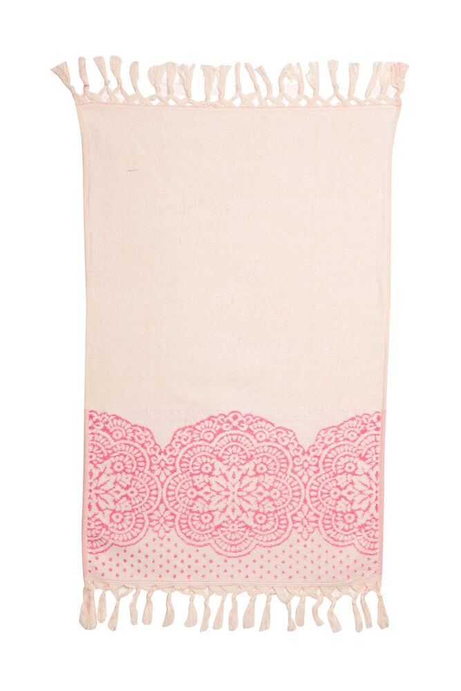 Bambu Nakışlı El ve Yüz Havlusu 50*90 4375 | Pembe