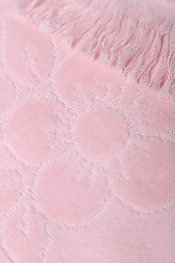 Saçaklı Mutfak Havlusu 30x50 | Pembe