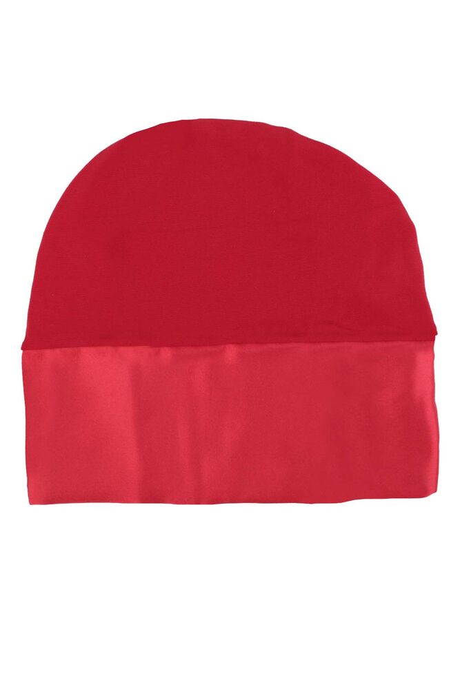 Aтласная шапочка-боне/красный