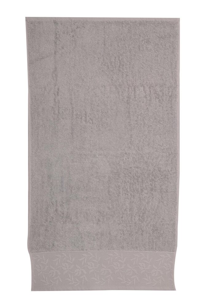 Bukle Jakarlı El ve Yüz Havlusu 50*90 7117-1 | Gri