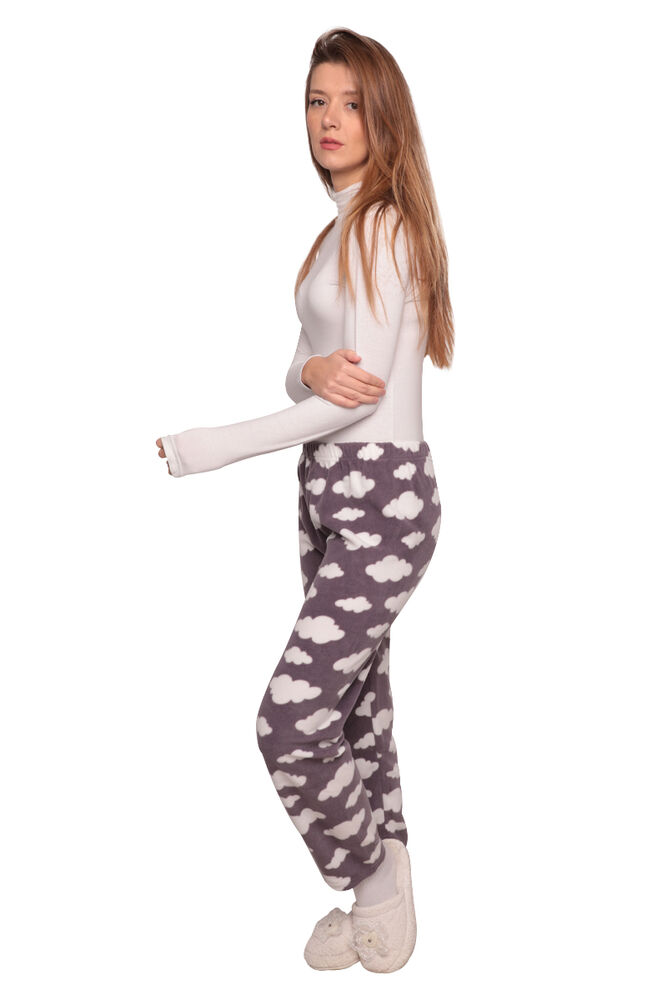 Bulutlu Cepsiz Kadın Pijama Altı 6548 | Mor