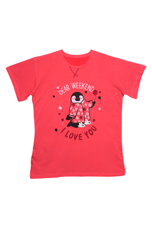 Desenli Kadın Pijama Takım 5144 | Fuşya Desenli Kadın Pijama Takım 5144 | Fuşya