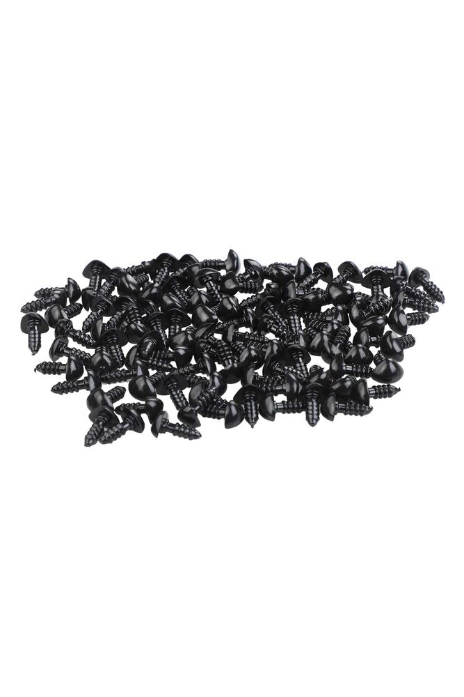 Нос Amigurumi 8мм 100шт./чёрный 