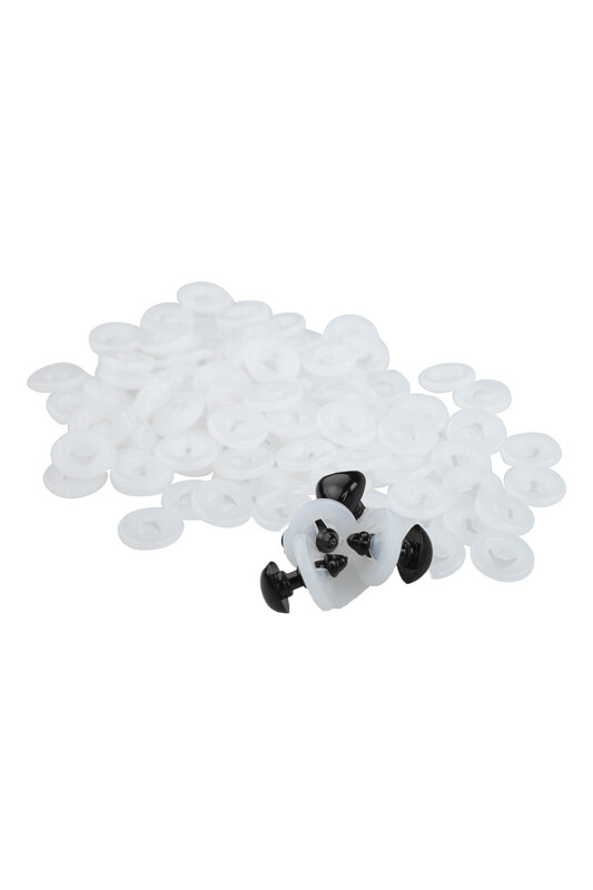 Нос Amigurumi 8мм 100шт./чёрный - Thumbnail