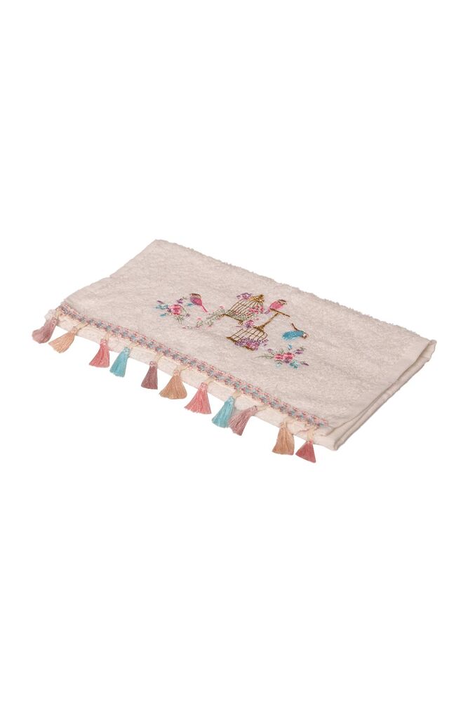 Masal Saçaklı El Havlusu 30*50 1379 | Krem