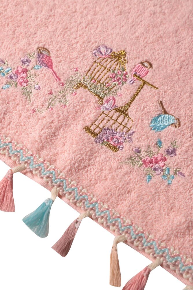 Masal Saçaklı El Havlusu 30*50 1379 | Pembe