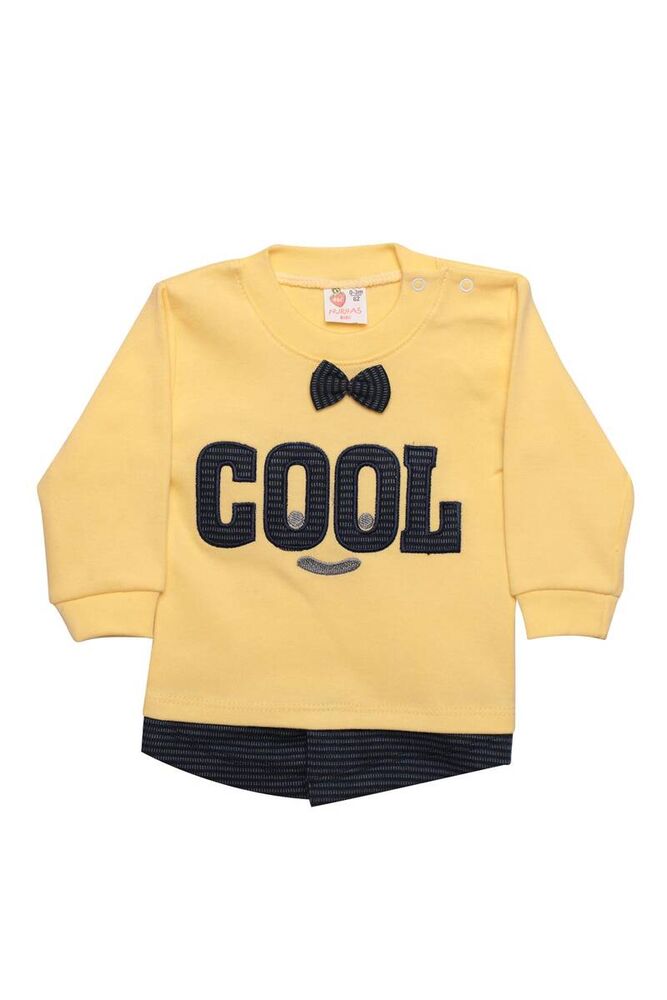 Cool Yazılı Bebek Takım 4010 | Sarı