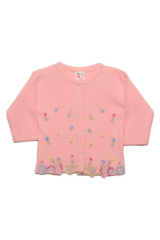 Nurhas Baby - Çiçek Nakışlı Bebek Takım 5020 | Pembe