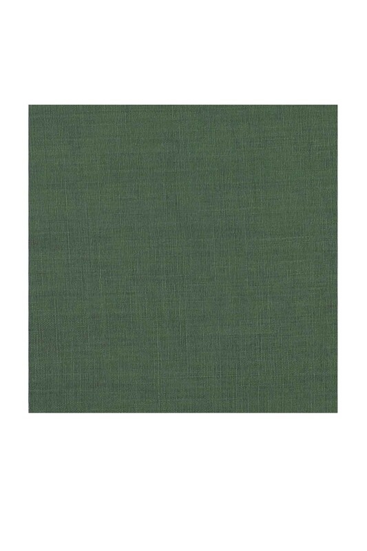 Бесшовный одноцветный платок Payidar İpek 100см/зелёный 356 - Thumbnail