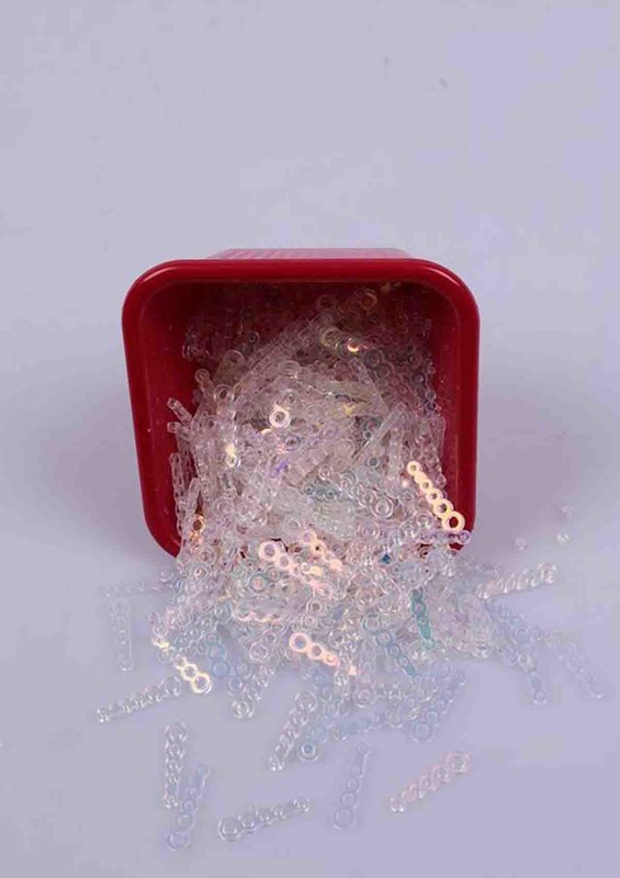 Пайетки Pulsan/196 прозрачный - Thumbnail