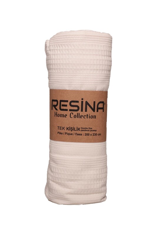RESİNA - Tek Kişilik Pike 160x230 cm | Beyaz