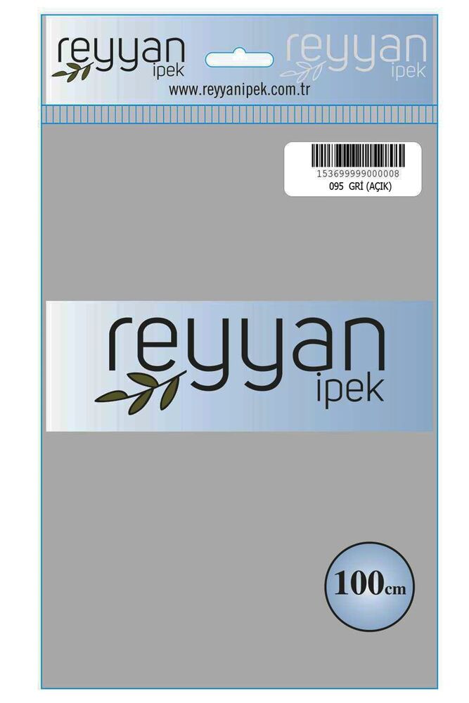 Reyyan Dikişsiz Düz Yazma 100 cm | Açık Gri 095
