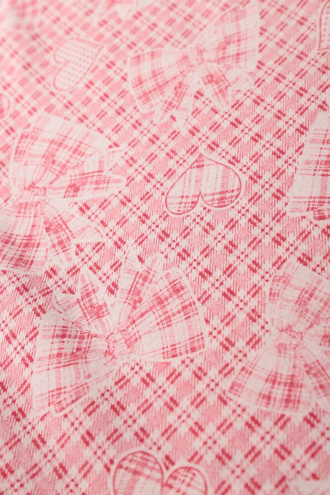 Baskılı Kadın Pijama Altı 5508 | Fuşya