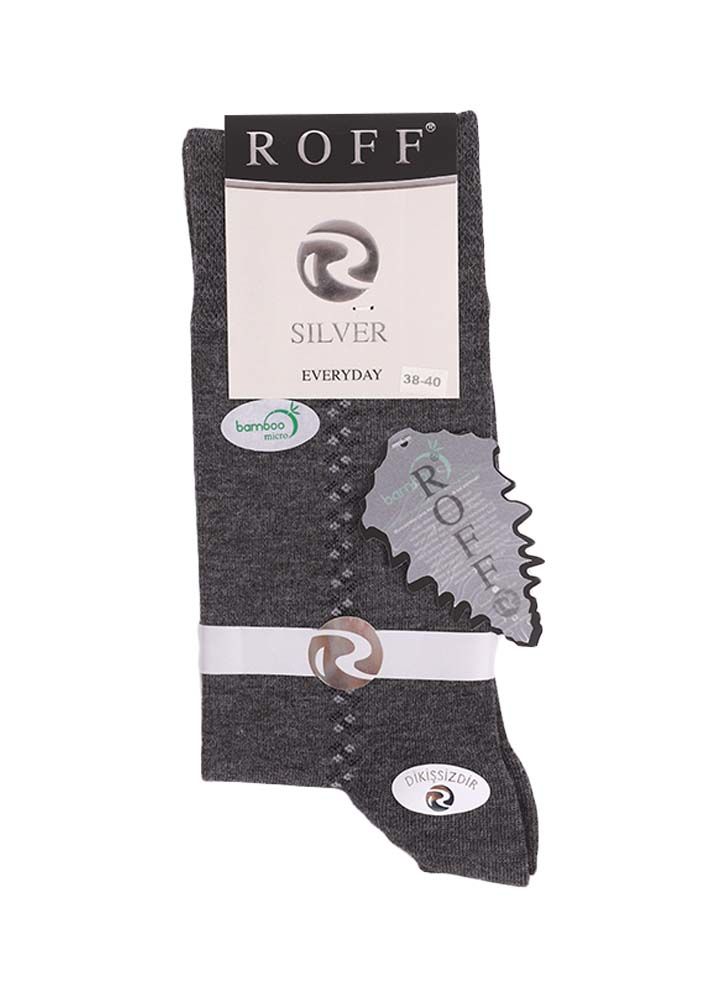 Бамбуковые носки Roff 14116/антрацитовый 