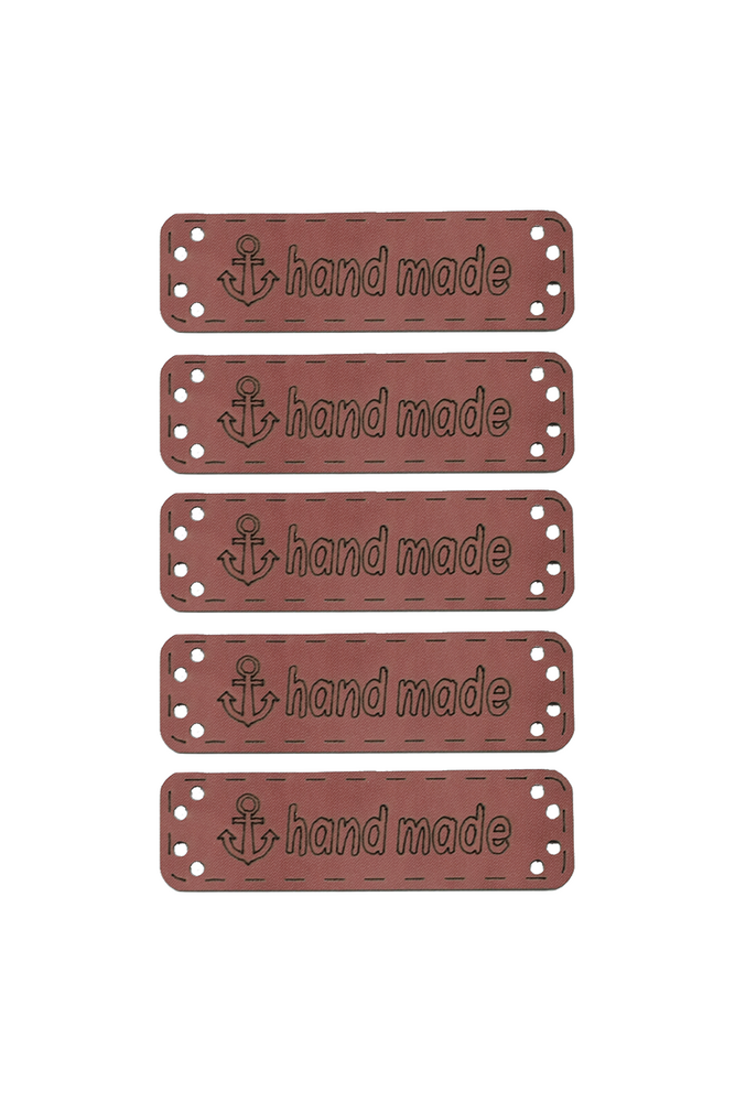 Deri Handmade Etiket 5 li Model 25 | Bordo