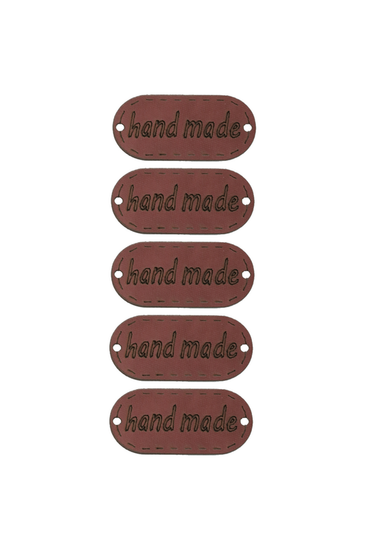 SEVİNÇ - Deri Handmade Etiket 5 li Model 27 | Bordo