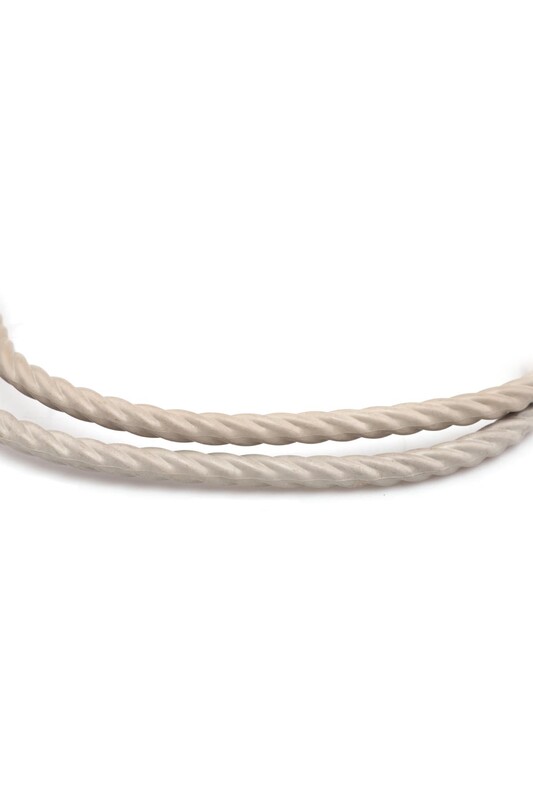 Пластиковые ручки для сумки Модель2/бежевый - Thumbnail