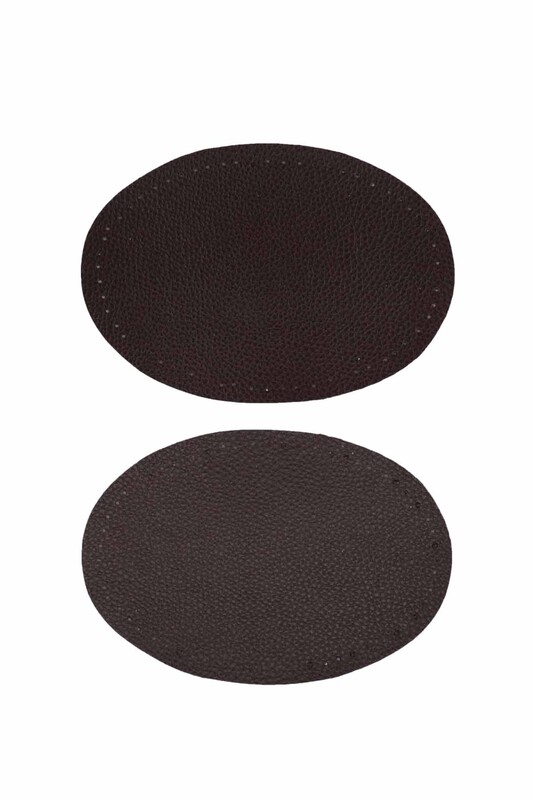 Кожаные заплатки/тёмно-коричневый - Thumbnail