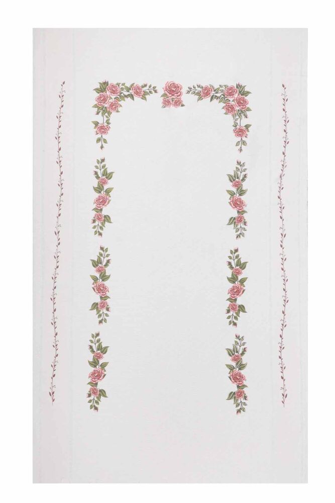 Льняной ажурный молитвенный коврик для вышивания 510 | красный