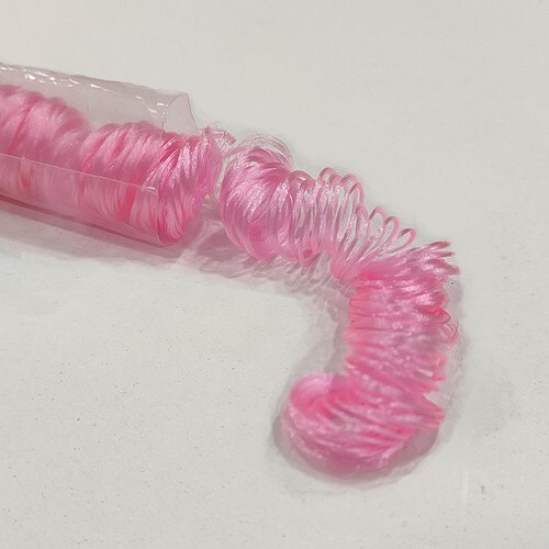 SİMİSSO - Amigurumi Kıvırcık Saç | Açık Pembe