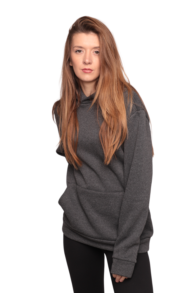 Kapşonlu 3 İplik Sweatshirt 0153 | Antrasit