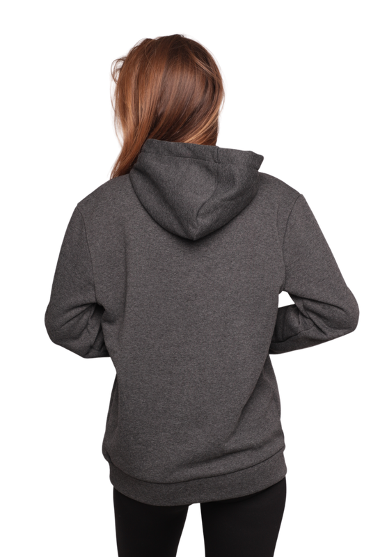 Kapşonlu 3 İplik Sweatshirt 0153 | Antrasit - Thumbnail