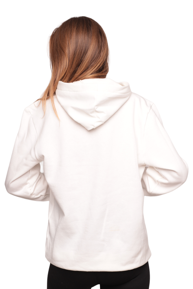 Baskılı 3 İplik Kadın Sweatshirt 0160 | Ekru