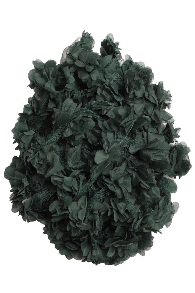 Lazer Kesim Şerit Çiçek Zümrüt 5m