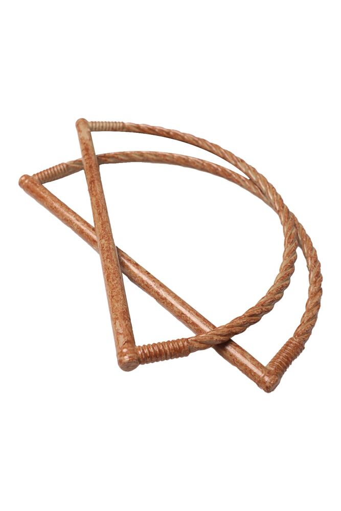 Ahşap Görünümlü Plastik Çanta Sapı Model 14 | Kahverengi