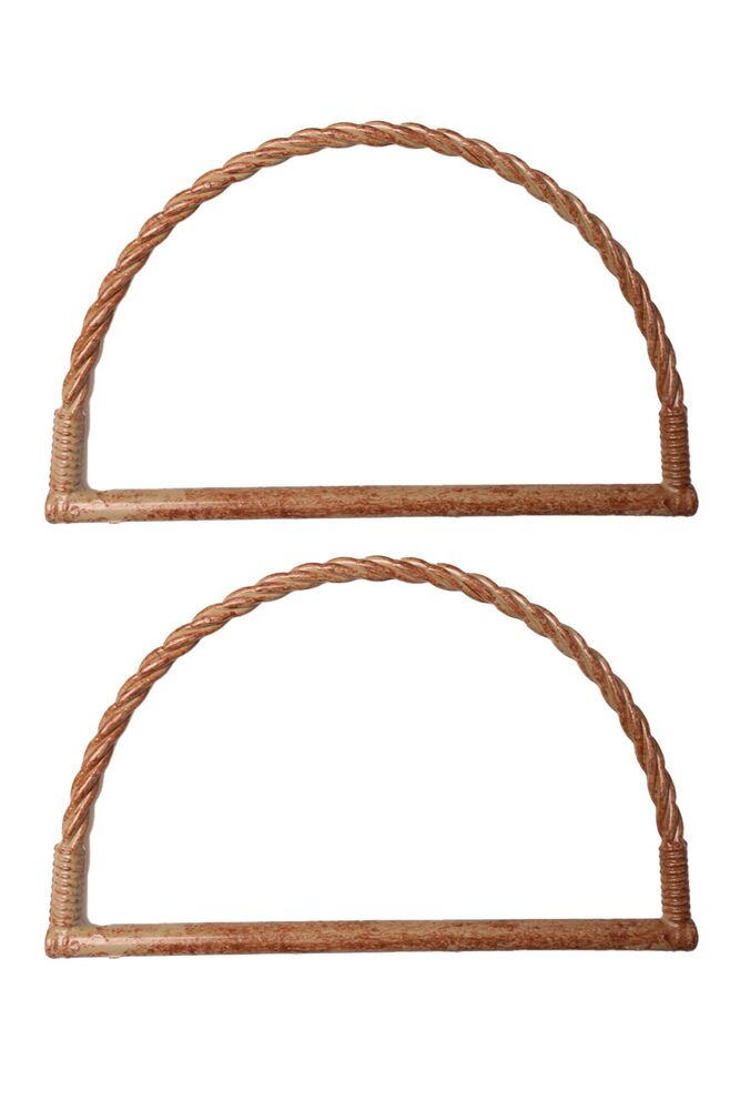 Ahşap Görünümlü Plastik Çanta Sapı Model 14 | Kahverengi