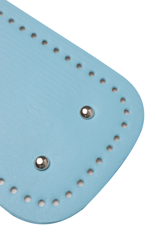 Dikdörtgen Deri Çanta Tabanı 8759 | Mavi - Thumbnail