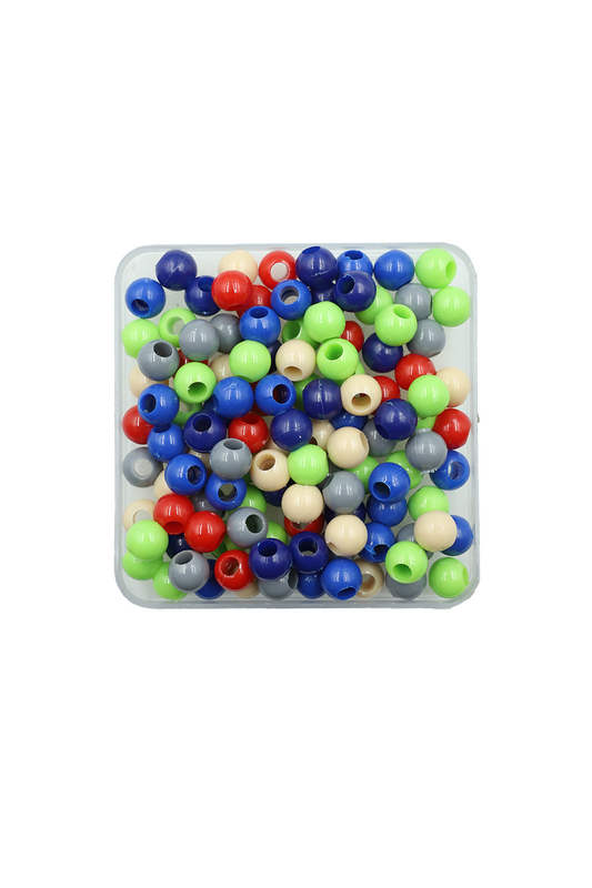 SİMİSSO - Orta Boy Makrome Boncuk 50 gr | Karışık Renk