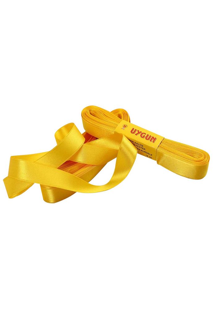 Атласная лента Uygun 144/жёлтый