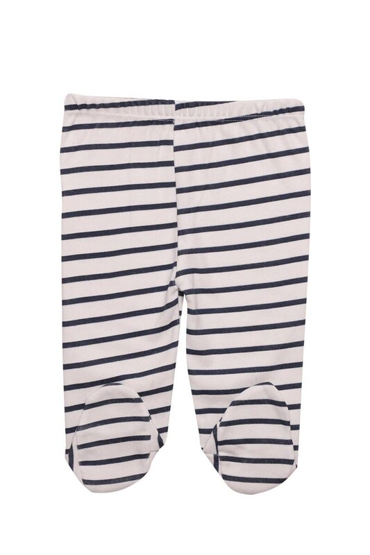 Çizgili Bebek Takım 3'lü 358 | Kırmızı - Thumbnail