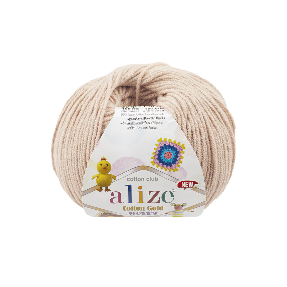 Alize Cotton Gold Hobby New / Молочно-бежевый 067